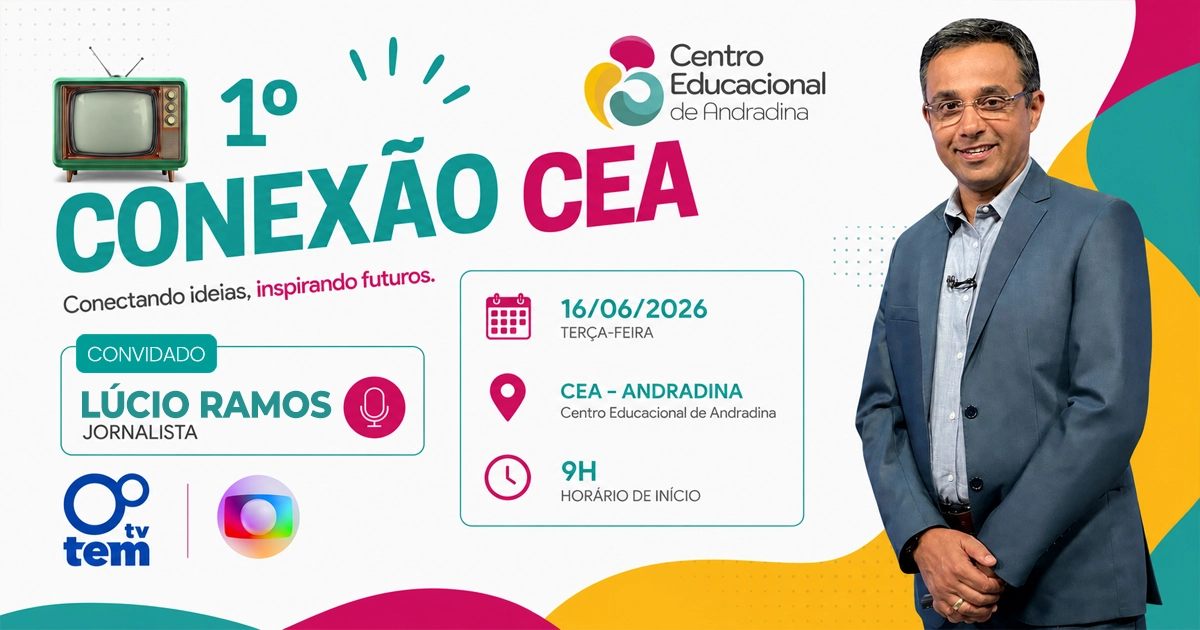 É amanhã (16/06)! Você não pode perder a 1º Conexão CEA.