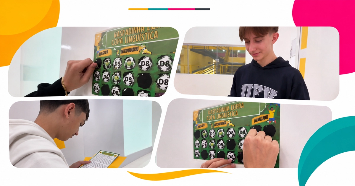 ‘’Copa das Habilidades’’ movimenta aula de prática textual no 1º ano do ensino médio.